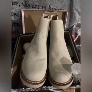 Soda Cream Ankle Booties